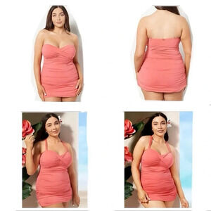 Jantzen Solid Vamp One-Piece Size 12